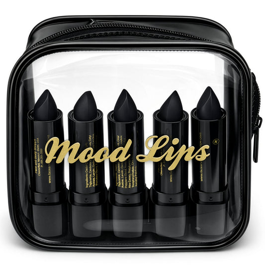 Black Eclipse Color Changing Lipstick 5 Pack Set