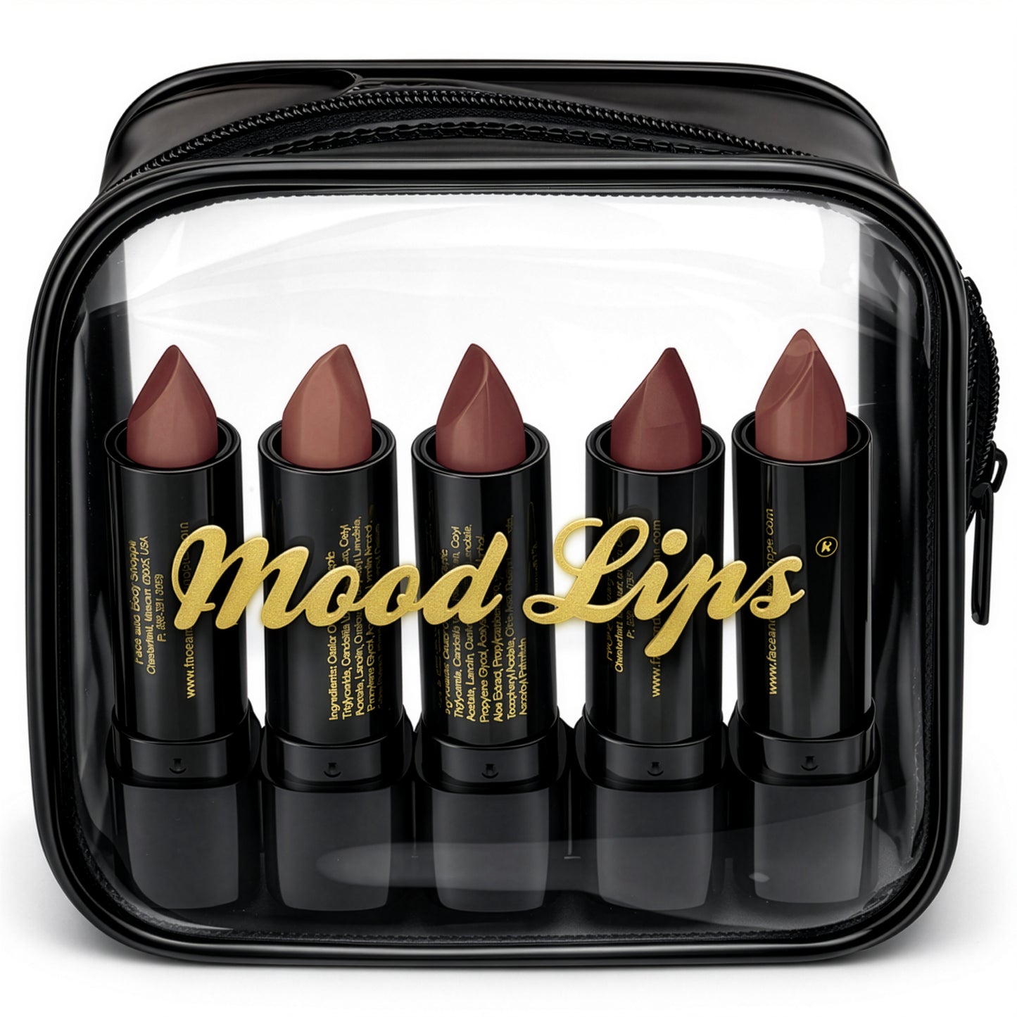 Brown Earthbound Color Changing Lipstick 5 Pack Set