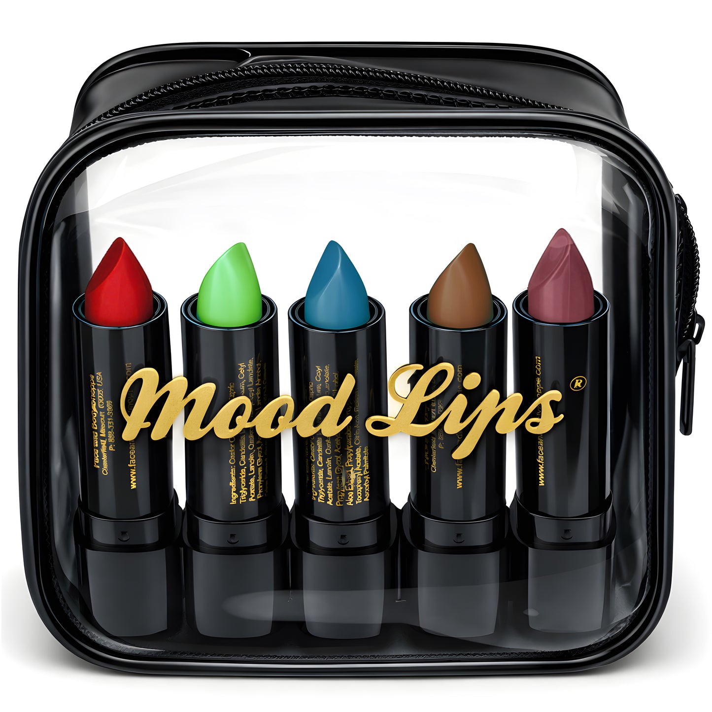 Classic Shades Color Changing Lipstick 5 Pack Set