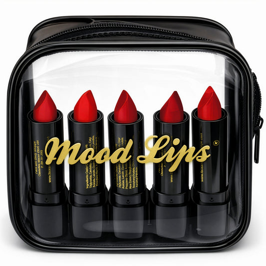 Red Heatwave Color Changing Lipstick 5 Pack Set