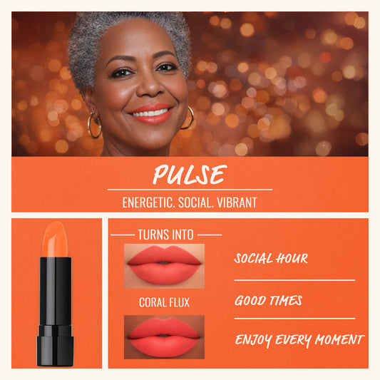 Orange Pulse Color Changing Lipstick